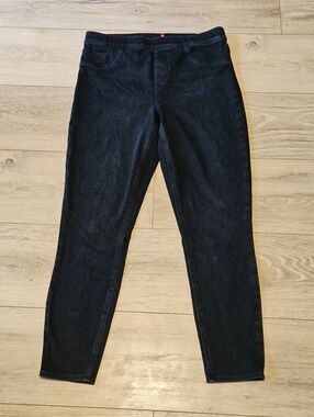 SPANX Dark Wash Jean-ish Ankle Leggings Pull-on Women's Large